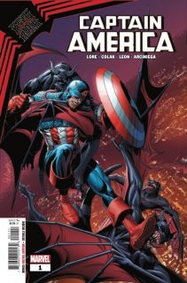 King in Black: Captain America #1 - okładka
