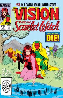 Vision and the Scarlet Witch - okładki