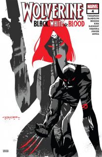 Wolverine: Black, White, and Blood #4 - okładka
