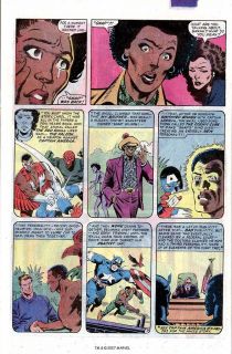 Choć Marvel zmienił później genezę postaci Sama Wilsona, gdy spotkał on w komiksach Steve’a Rogersa po raz pierwszy, faktycznie był on alfonsem znanym jako Snap Wilson. 