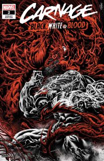 Carnage: Black, White, and Blood #2 - okładka alternatywna