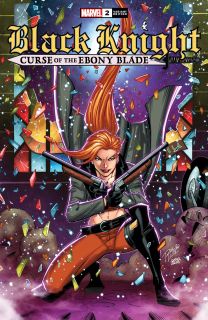 Black Knight: Curse of the Ebony Blade #2 - okładka alternatywna