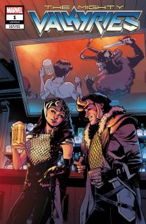 The Mighty Valkyries #1 - okładka alternatywna