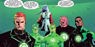 Green Lantern #2 - plansze