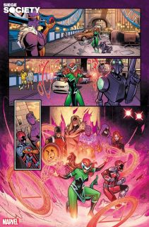 Heroes Reborn: Siege Society #1 - materiały promocyjne