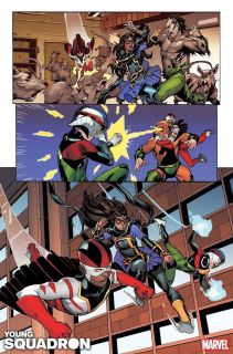 Heroes Reborn: Young Squadron #1 - materiały promocyjne