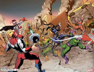 Heroes Reborn: Young Squadron #1 - materiały promocyjne