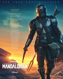 The Mandalorian Emmy plakat