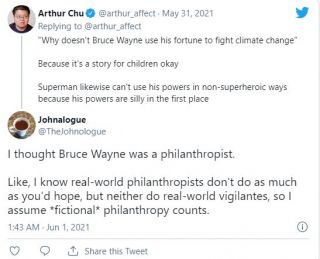 Majątek Bruce'a Wayne'a - dyskusja na Twitterze