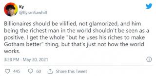 Majątek Bruce'a Wayne'a - dyskusja na Twitterze