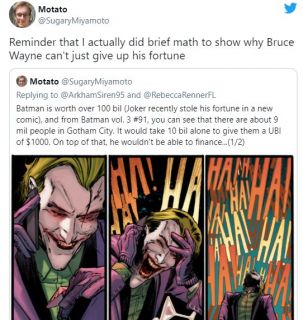 Majątek Bruce'a Wayne'a - dyskusja na Twitterze