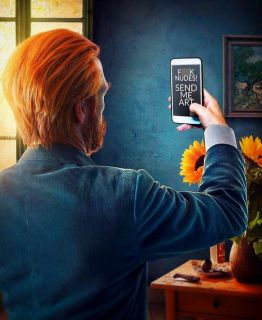 Malarstwo i popkultura kolaż