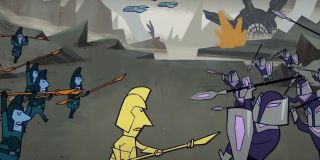 W animacji widzimy fragment bitwy, najprawdopodobniej pomiędzy armią rasy Kree a Nova Corps. W filmie „Strażnicy Galaktyki” Ronan Oskarżyciel potwierdził, że ta kosmiczna wojna trwała ok. 1000 lat. Jeszcze ciekawsze jest to, że drugi plan grafiki wyraźnie sugeruje, iż batalię stoczono na Tytanie, macierzystej planecie Thanosa. 