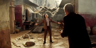 Loki nazywa uwalniane przez siebie w Pompejach kozy „rogatymi przyjaciółmi”. Tego określenia użył już swego czasu w komiksach, przy czym wtedy nawiązywał do faktu, że rogi na jego hełmie mogą kojarzyć się z tymi, które posiadają kozy. 