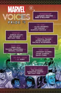 Marvel's Voices: Pride #1 - plansze