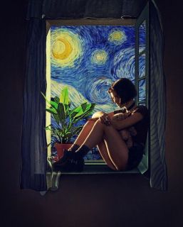 Malarstwo i popkultura kolaż