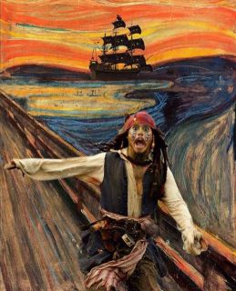 Malarstwo i popkultura kolaż