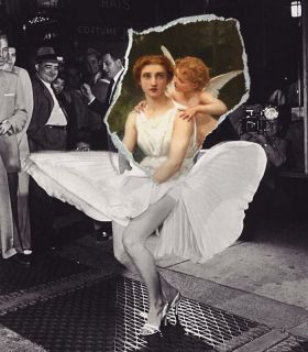 Malarstwo i popkultura kolaż