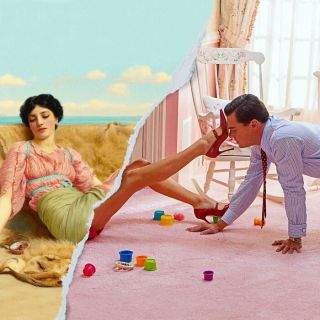 Malarstwo i popkultura kolaż