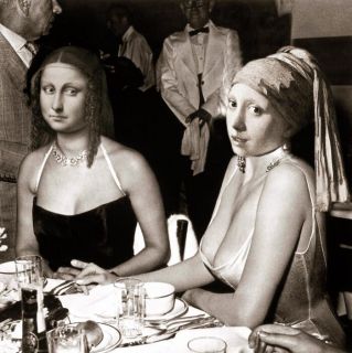 Malarstwo i popkultura kolaż