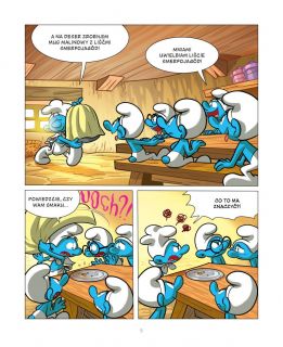  Smerfy i świat emocji. Smerf, który lubił tylko deser. Tom 3 - plansza