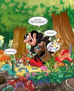  Smerfy i świat emocji. Smerf, który lubił tylko deser. Tom 3 - plansza