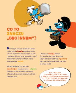 Smerfy i świat emocji. Smerfetka jest takim samym Smerfem jak inne. Tom 4 - plansza