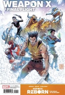 Heroes Reborn: Weapon X & The Final Flight #1 - okładka