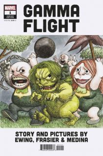 Gamma Flight #1 - okładka alternatywna