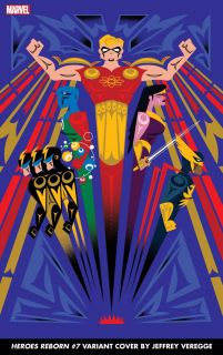 Heroes Reborn #7 - okładka alternatywna