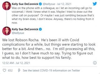 Artyści żegnają Robsona Rochę