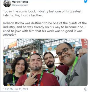 Artyści żegnają Robsona Rochę