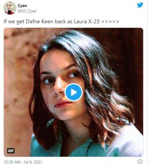 Dyskusja o Laurze Kinney na Twitterze