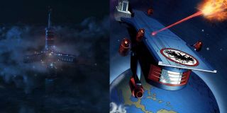 Ukryta w przestworzach Czerwona Sala jest wyraźnie inspirowana zabiegiem wykorzystanym w serii „Deadly Origin” – pojawiła się w niej umieszczona na orbicie konstrukcja przypominająca wyglądem pancernik. Dowódcą tego miejsca był jednak Iwan Pietrowicz, który wychował Nataszę, a następnie oszalał i zamienił się w androida.