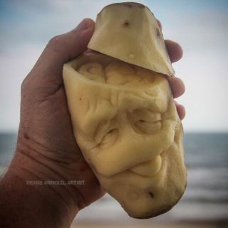 Popkulturowe rzeźby z warzyw i owoców