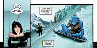 Klasyczny Loki stwierdza, że wraz z innymi wariantami nie jest prawdziwym bogiem podstępu, a „bogiem wyrzutków”. Antybohater przedstawił się właśnie jako „bóg wyrzutków” w zeszycie „Loki #5” z 2019 roku, gdy znalazł się wśród innych odrzuconych istot.