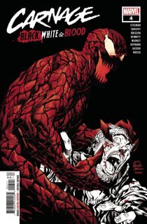 Carnage: Black, White & Blood #4 - okładka