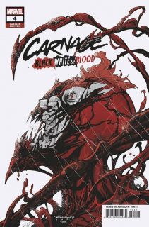 Carnage: Black, White & Blood #4 - okładka alternatywna