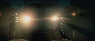 W innej rzeczywistości pierwszym superżołnierzem został nie Steve Rogers, a Peggy Carter, która przyjęła później przydomek Kapitan Brytanii. Postać ta jest ukazywana przede wszystkim w trakcie bitew z nazistami, jednak intryguje ujęcie, w którym została ona zaatakowana przez istotę z innego wymiaru. Potwór może kojarzyć się poniekąd z Abiliskiem, którego widzieliśmy w filmie „Strażnicy Galaktyki vol. 2”.