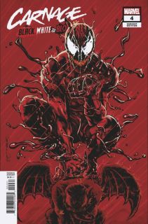 Carnage: Black, White & Blood #4 - okładka alternatywna