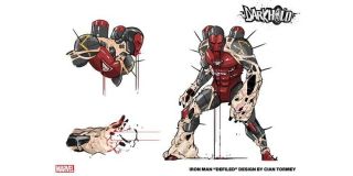 Darkhold: Iron Man #1 - szkic koncepcyjny