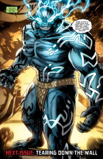 Waller stwierdza, że Nanaue może być potomkiem tajemniczego boga-rekina. Komiksowa seria „Aquaman: Sword of Atlantis” potwierdziła, że Nanaue faktycznie jest synem „króla wszystkich rekinów” aka boga-rekina – wcześniej podobne twierdzenia uznawano za przesądy.