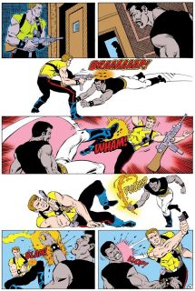 Flag nosi również żółtą koszulkę, podobnie jak w komiksowej serii autorstwa Ostrandera.