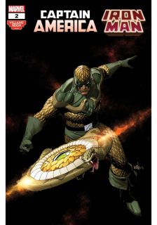 Captain America/Iron Man #2 - okładka alternatywna