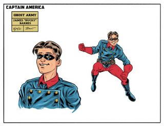 Captain America: The Ghost Army - szkice koncepcyjne