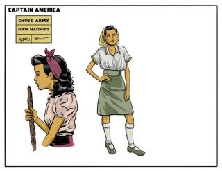 Captain America: The Ghost Army - szkice koncepcyjne