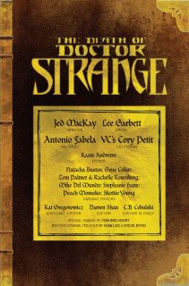 The Death of Doctor Strange #1 - plansze