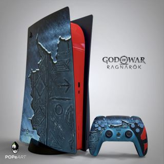 God of War: Ragnarok DualSense +PS5 by Pope