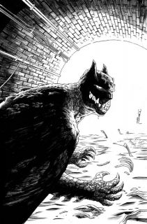 Batman: Reptilian #4 - okładka alternatywna