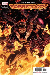 Sabretooth #1 - okładka